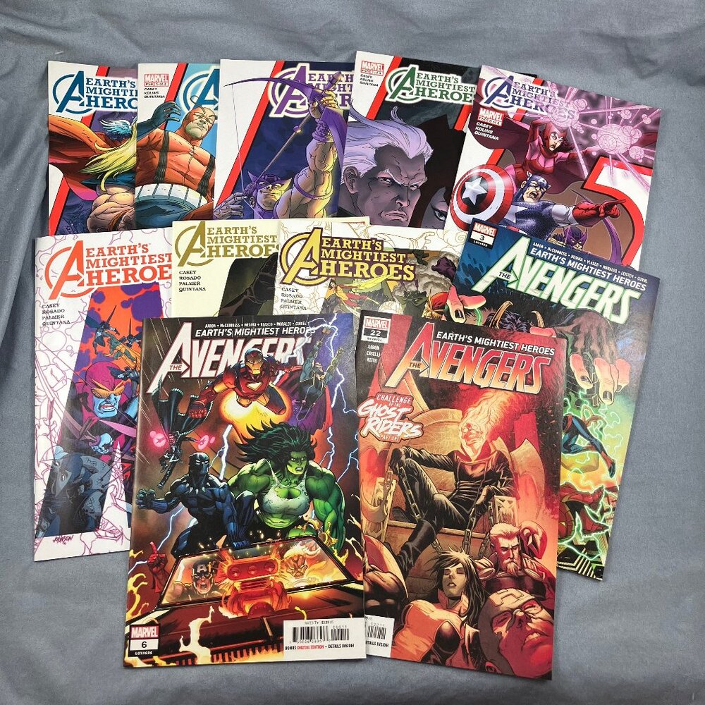 Avengers Earth's Mightiest Heroes Marvel Comics Lot of 11 Issues 2005-07 + 2019